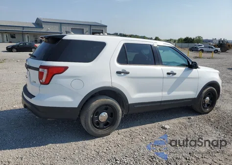 2019 Ford Explorer Police Interceptor z USA, uszkodzony, nr VIN 1FM5K8AR9KGA12892